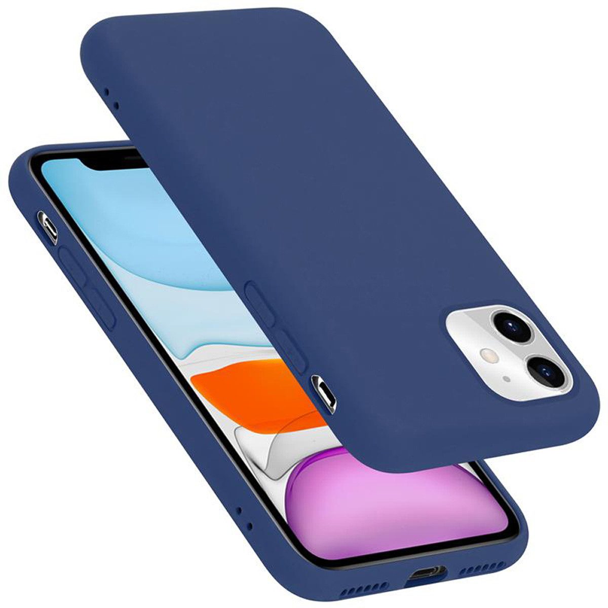 Cadorabo Handyhülle für iPhone 11 Hülle Apple iPhone 11, Flexible Hülle TPU Silikon Schutzhülle Back Cover Case