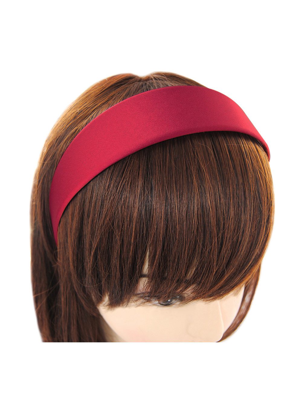 axy Haarreif Breiter Haarreif mit Satin bezogen, Vintage Klassik-Look Damen Haareifen Haarband