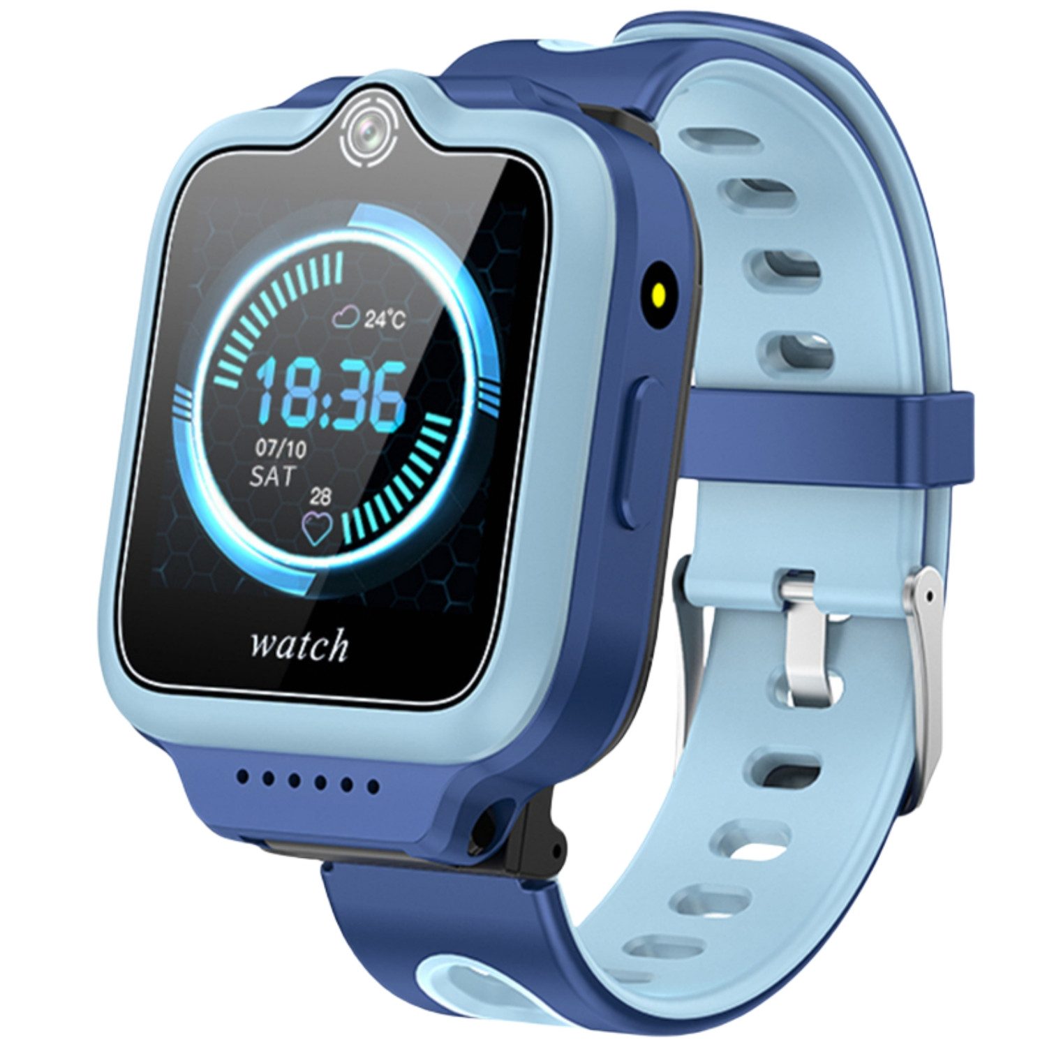 Kinder Smartwatch mit GPS Telefonfunktionen Geschenke zum Kindertag Smartwatch