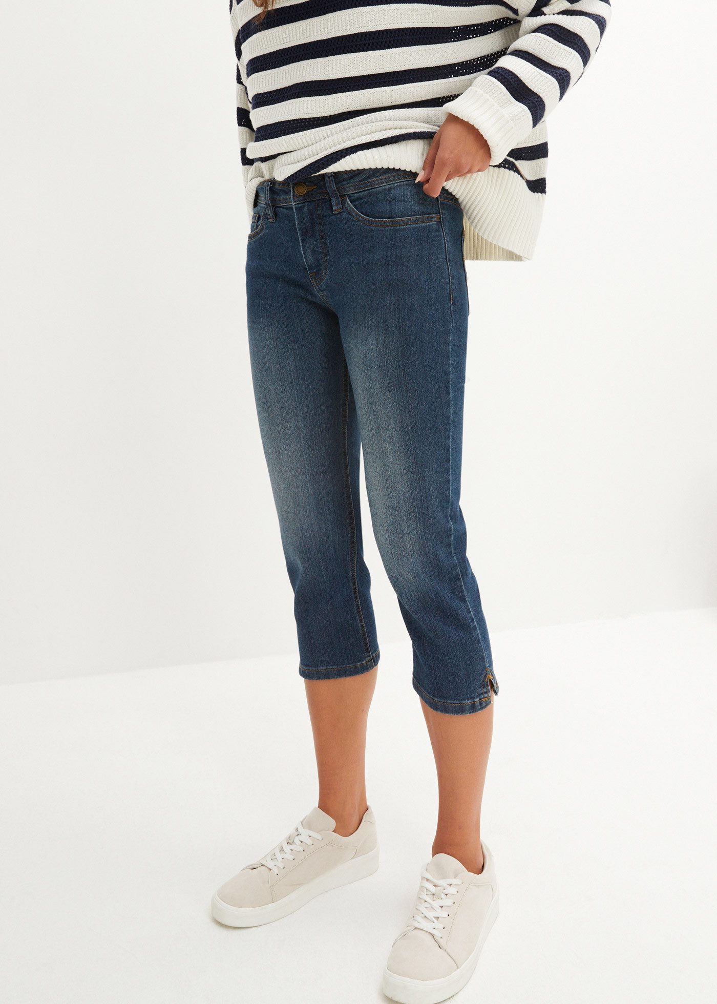 bonprix Caprijeans im 3/4-Capri-Look und Five-Pocket Style