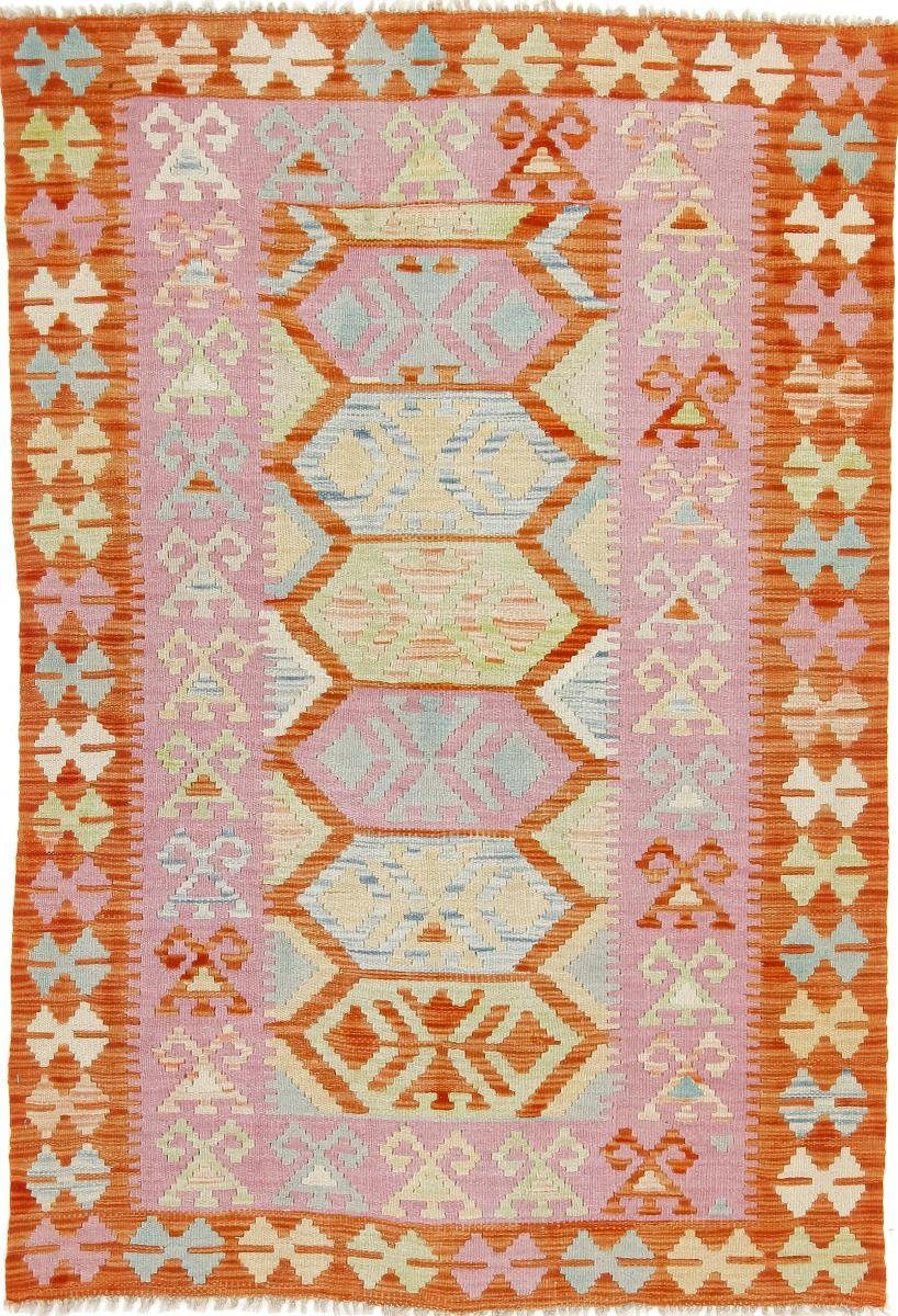 Orientteppich Kelim Afghan Heritage 105x153 Handgewebter Moderner Orientteppich, Nain Trading, rechteckig, Höhe: 3 mm