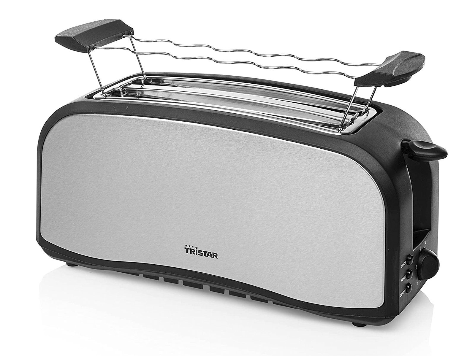 Tristar Toaster, 2 lange Schlitze, für Brötchen, Toast und Sandwiches, 1400 W, Frühstück-SET 4er Toastmaschine Toster, kleiner 1,2 Liter Wasserkocher