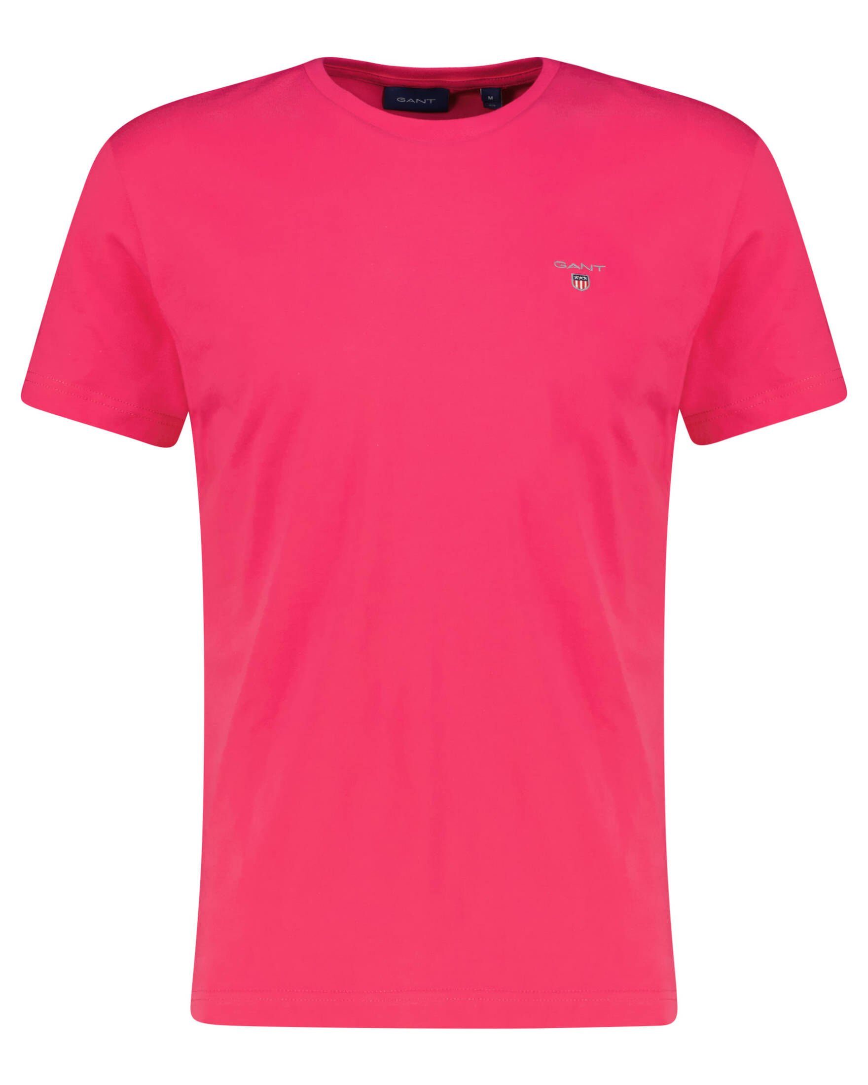 Gant T-Shirt Herren T-Shirt (1-tlg) pink (315)