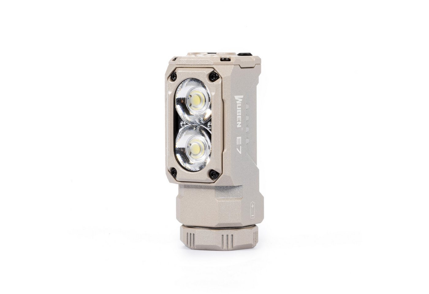 Wuben LED Taschenlampe WUBEN E7 Mini LED-Taschenlampe, 1800 Lumen, magnetisch, IP68