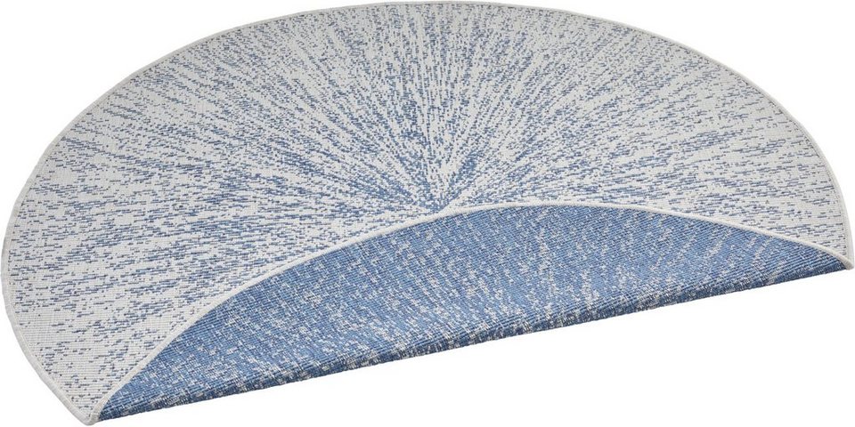 Teppich Aura, freundin Home Collection, rund, Höhe: 5 mm, In-und Outdoor  geeignet, Strapazierfähig und pflegeleicht, Flachgewebe