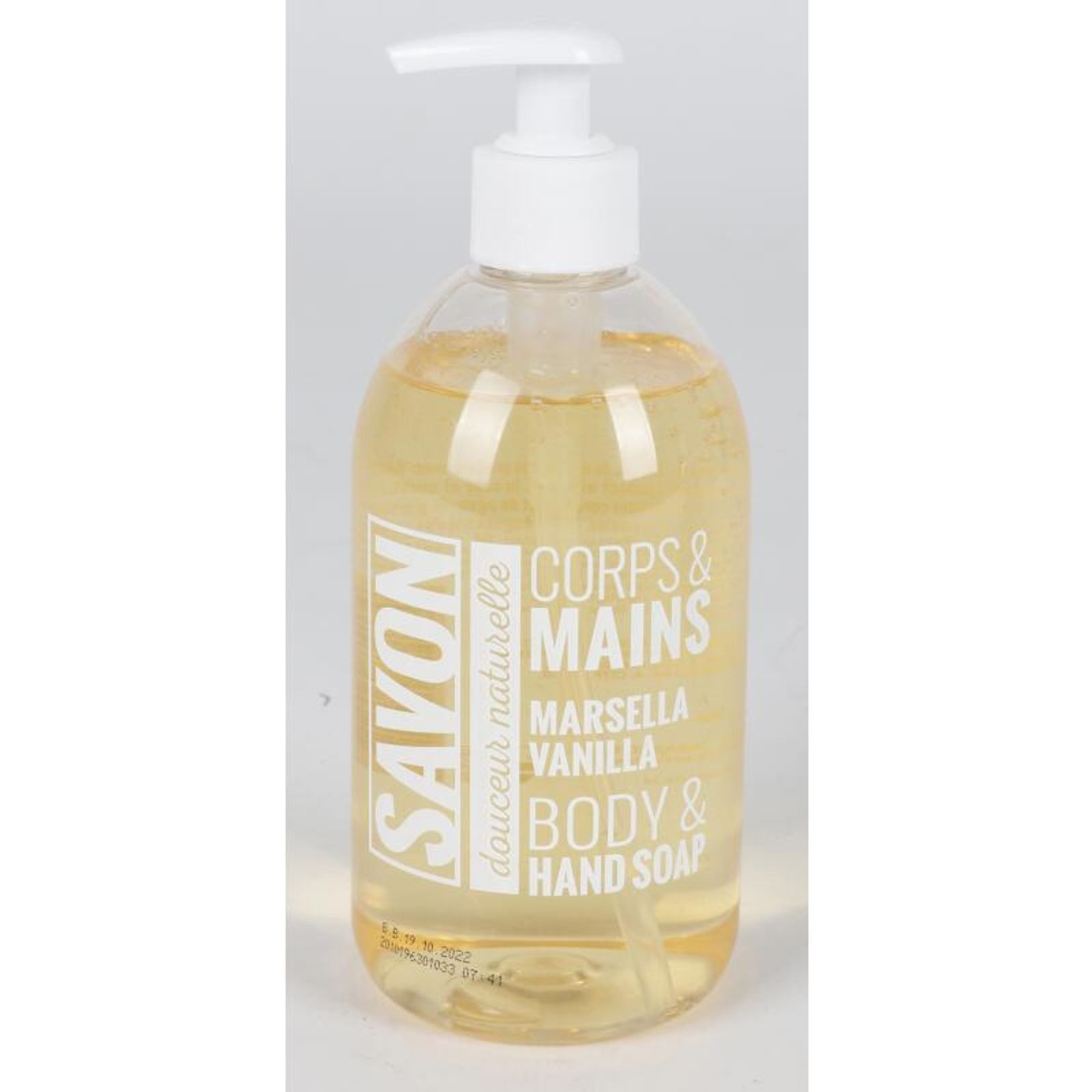 Max Brands Flüssigseife 12x 500ml Savon Flüssigseife Spender Marsella Vanilla Körper & Hände