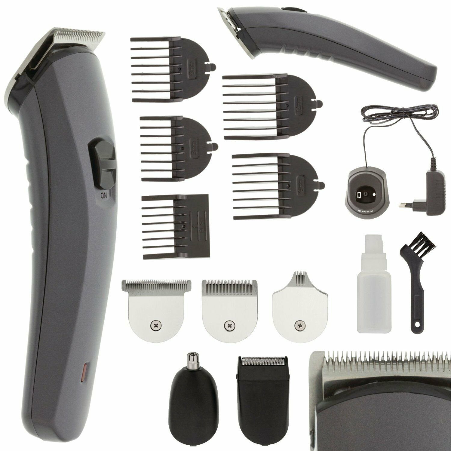 TronicXL Haarschneider Akku Set + Haarschneider + Rasierer Haarschneidemaschine + Aufsätze