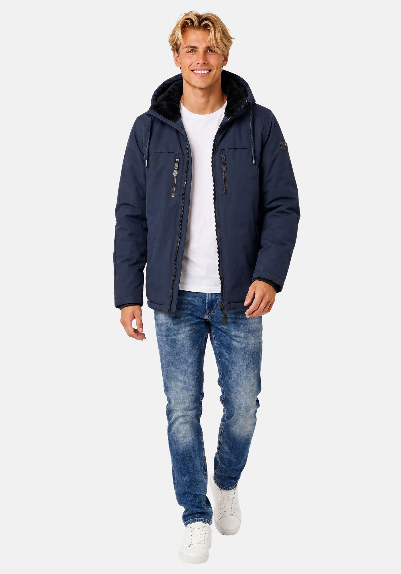 Alessandro Salvarini Winterjacke ASMori mit warmem Teddyfell