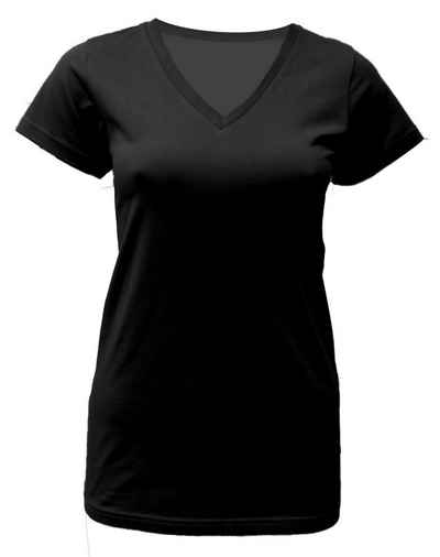 Yogistar Yoga & Relax Shirt Yoga T-Shirt Kundalini (1-tlg) Bedrucktes Freizeit-Shirt mit V-Ausschnitt.