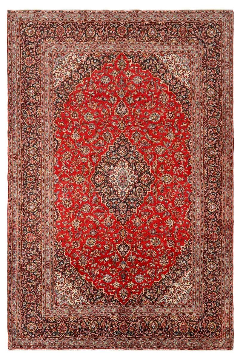 Orientteppich Keshan 241x364 Handgeknüpfter Orientteppich / Perserteppich, Nain Trading, rechteckig, Höhe: 12 mm