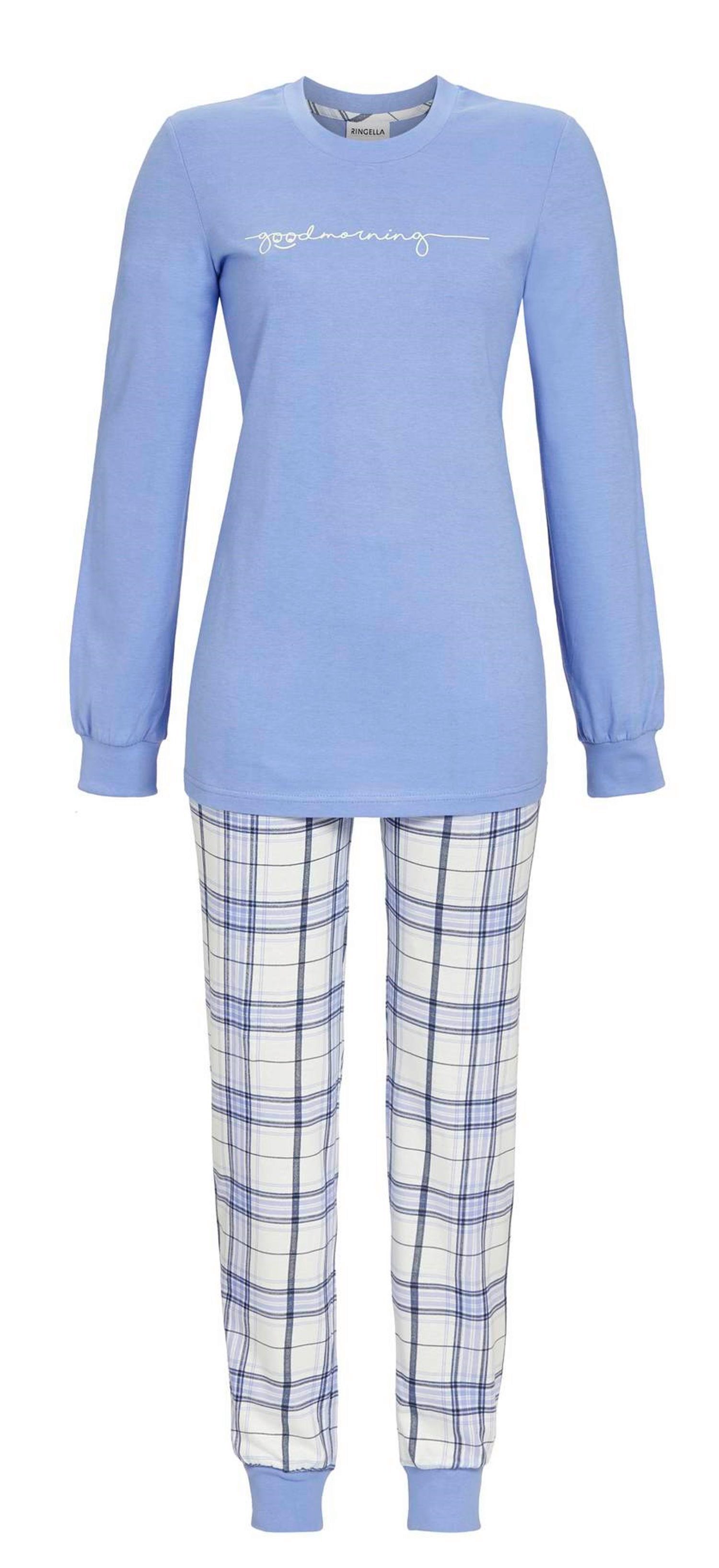 tlg) Baumwolle Schlafanzug Ringella Damen Pyjama (2
