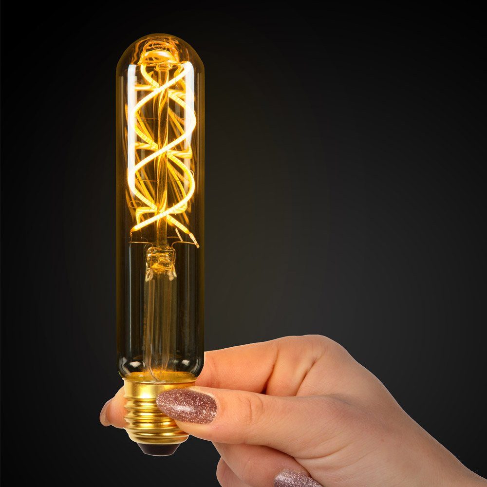 click-licht LED-Leuchtmittel Vintage E27, Röhre, Lampe, n.v, warmweiss LED Dämmerungssensor
