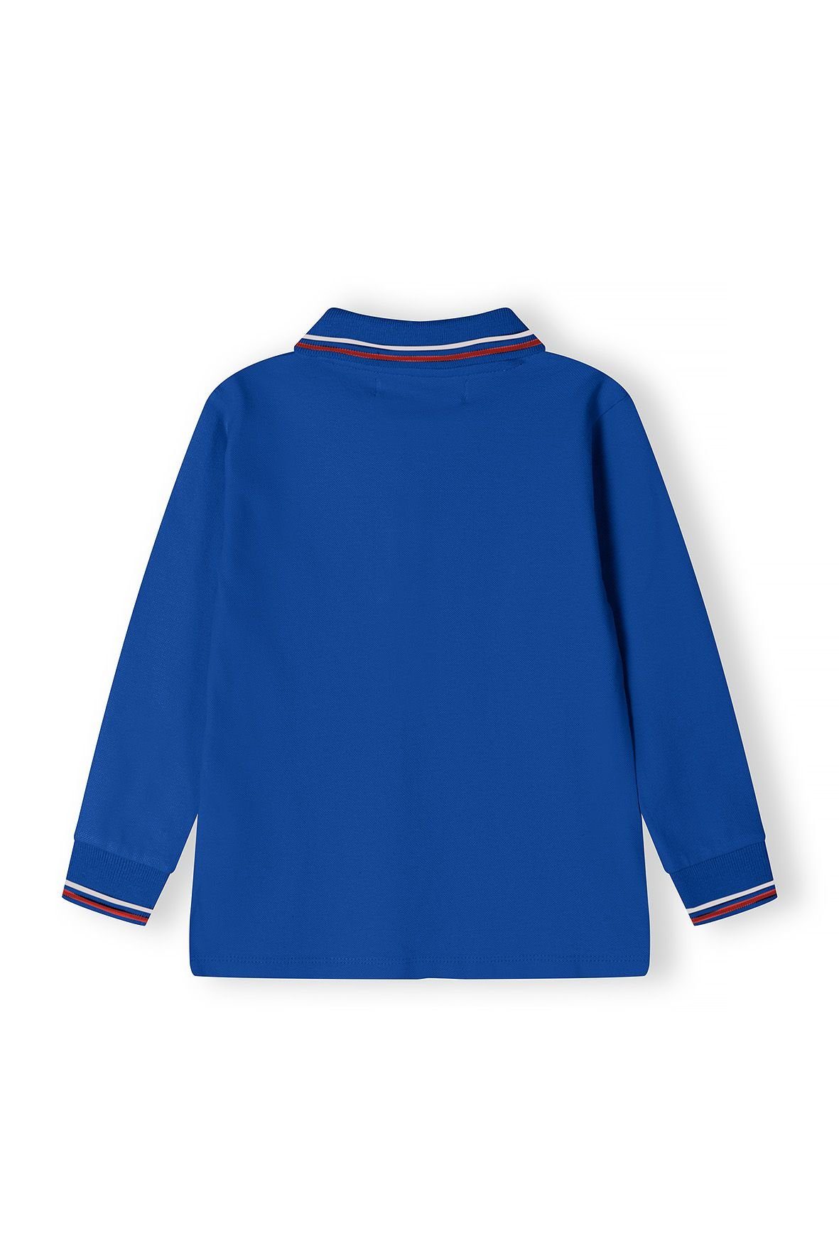 (12m-14y) Langärmlig MINOTI Poloshirt Blau