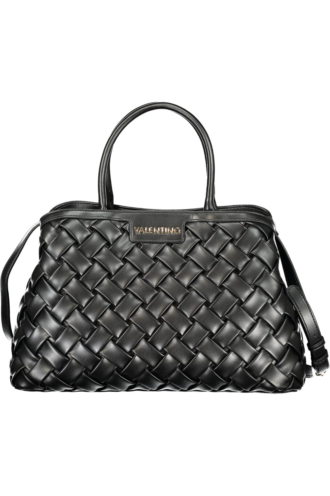 VALENTINO BAGS Umhängetasche, Luxuriöse, schwarze Damentasche mit vielseitigem Design und Logo