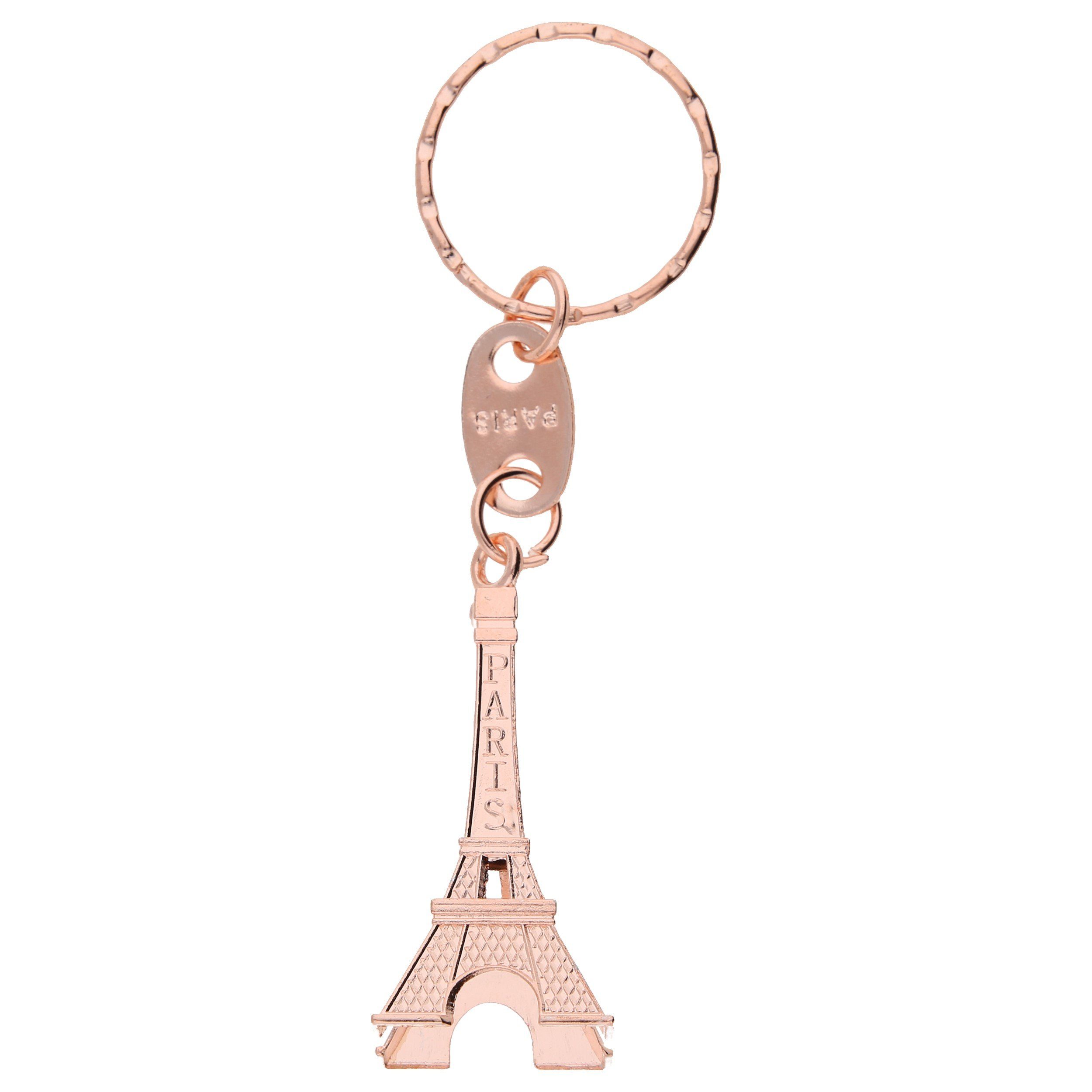 Blümelhuber Schlüsselanhänger Set Eiffelturm - Roségold (1-tlg)