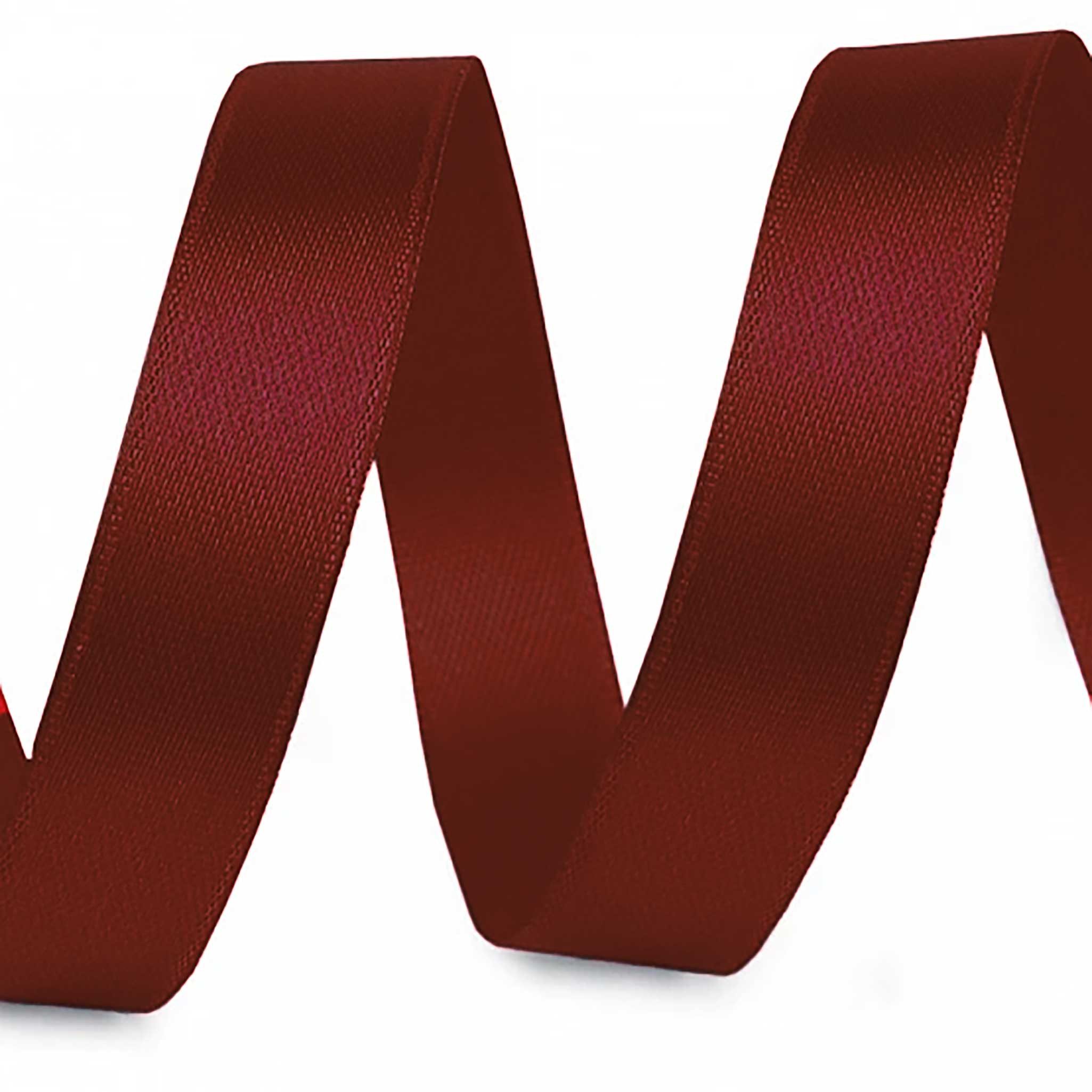 maDDma Geschenkband 5m Satinband 10mm breit Geschenkband Dekoband Schleifen Farbwahl, weinrot