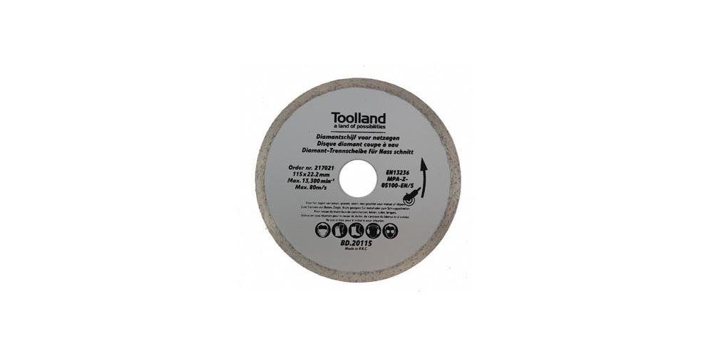 Toolland Handsäge DIAMANT-TRENNSCHEIBE - 180 mm x 22.2 mm