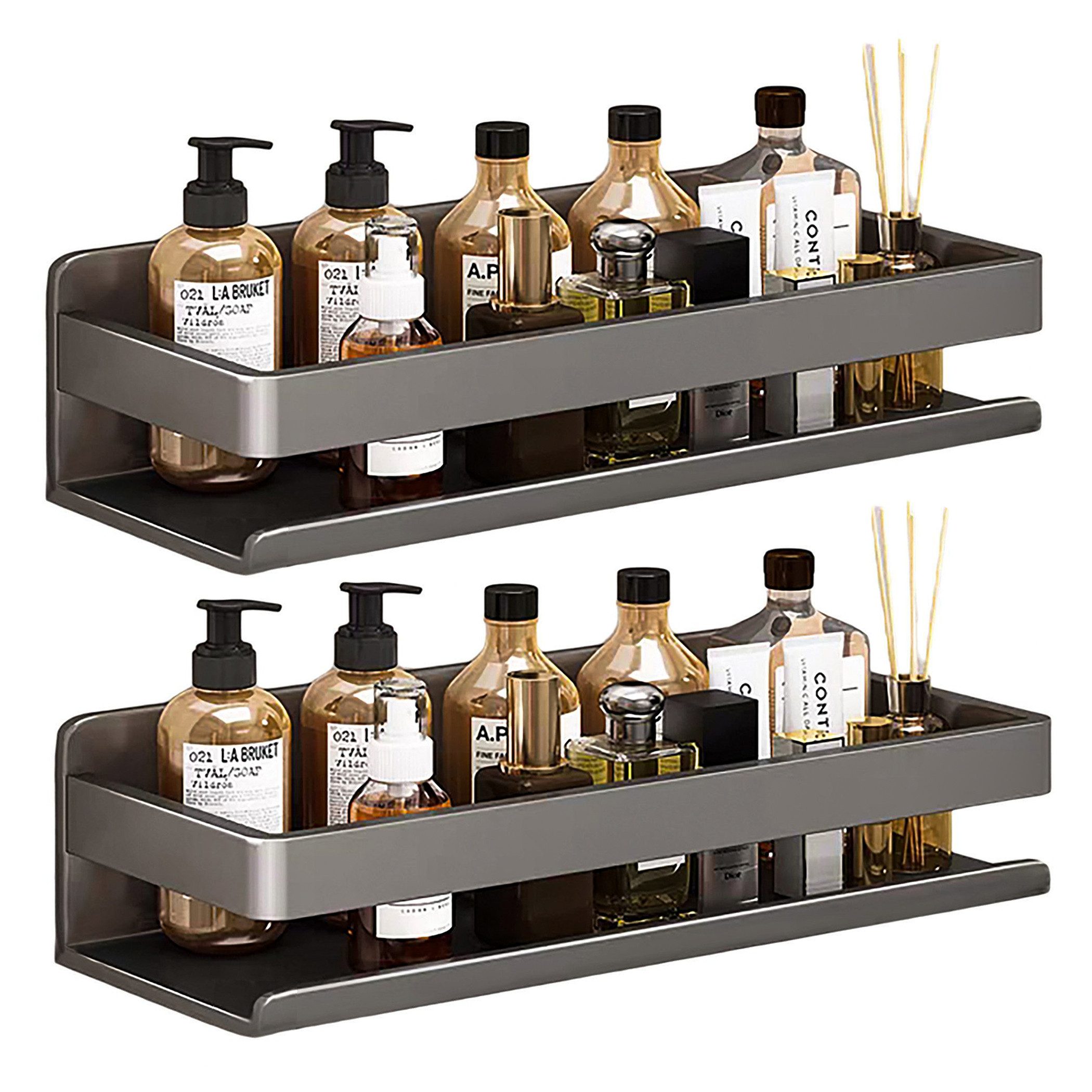 ibettertec Duschablage Edelstahl Eckregal ohne Bohren,in Größen 30/40/50 cm günstig online kaufen