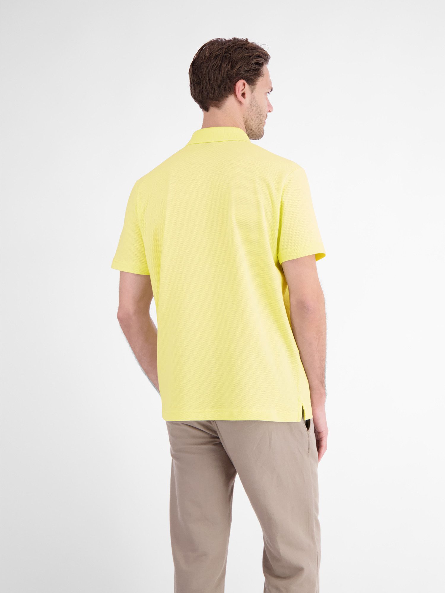 LERROS Poloshirt Maskulines Poloshirt aus Baumwolle mit griffiger Struktur