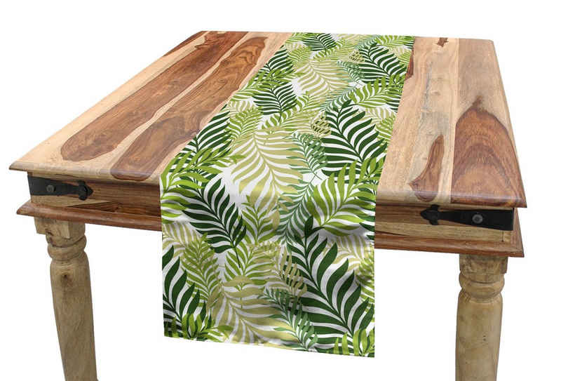 Abakuhaus Tischläufer »Esszimmer Küche Rechteckiger Dekorativer Tischläufer«, Frühling Tropic exotische Palmen