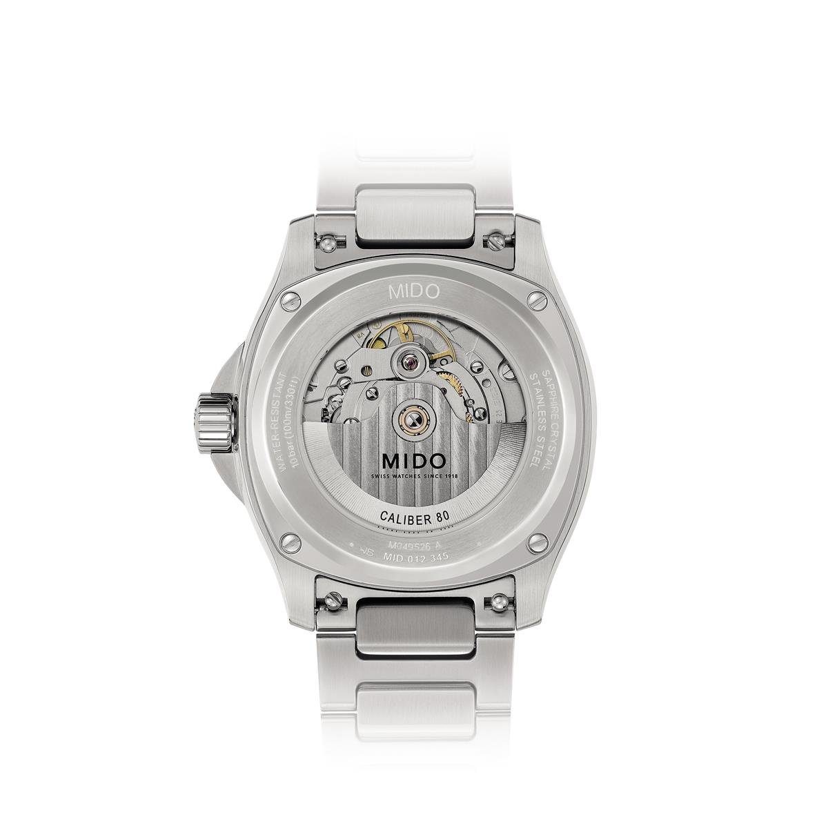 Mido Automatikuhr Mido Herren Uhr M0495261109100 Multifort TV Big Date, (1-tlg)