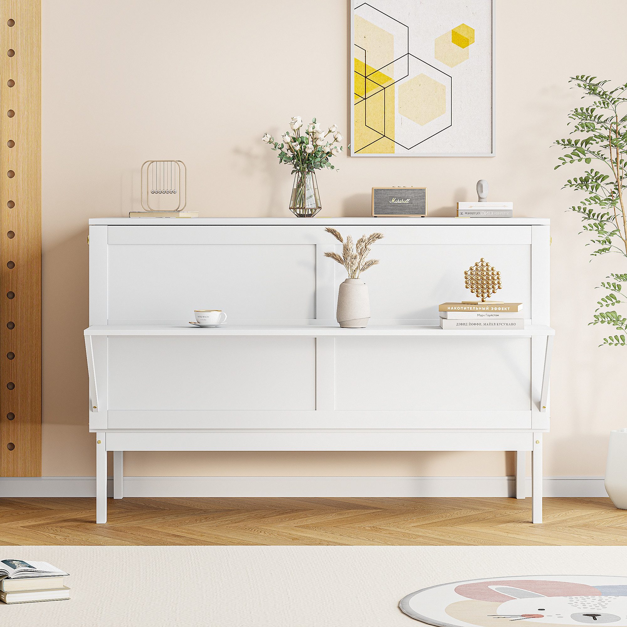 HAUSS SPOLE Holzbett Wandklappbett 140x200 cm günstig online kaufen