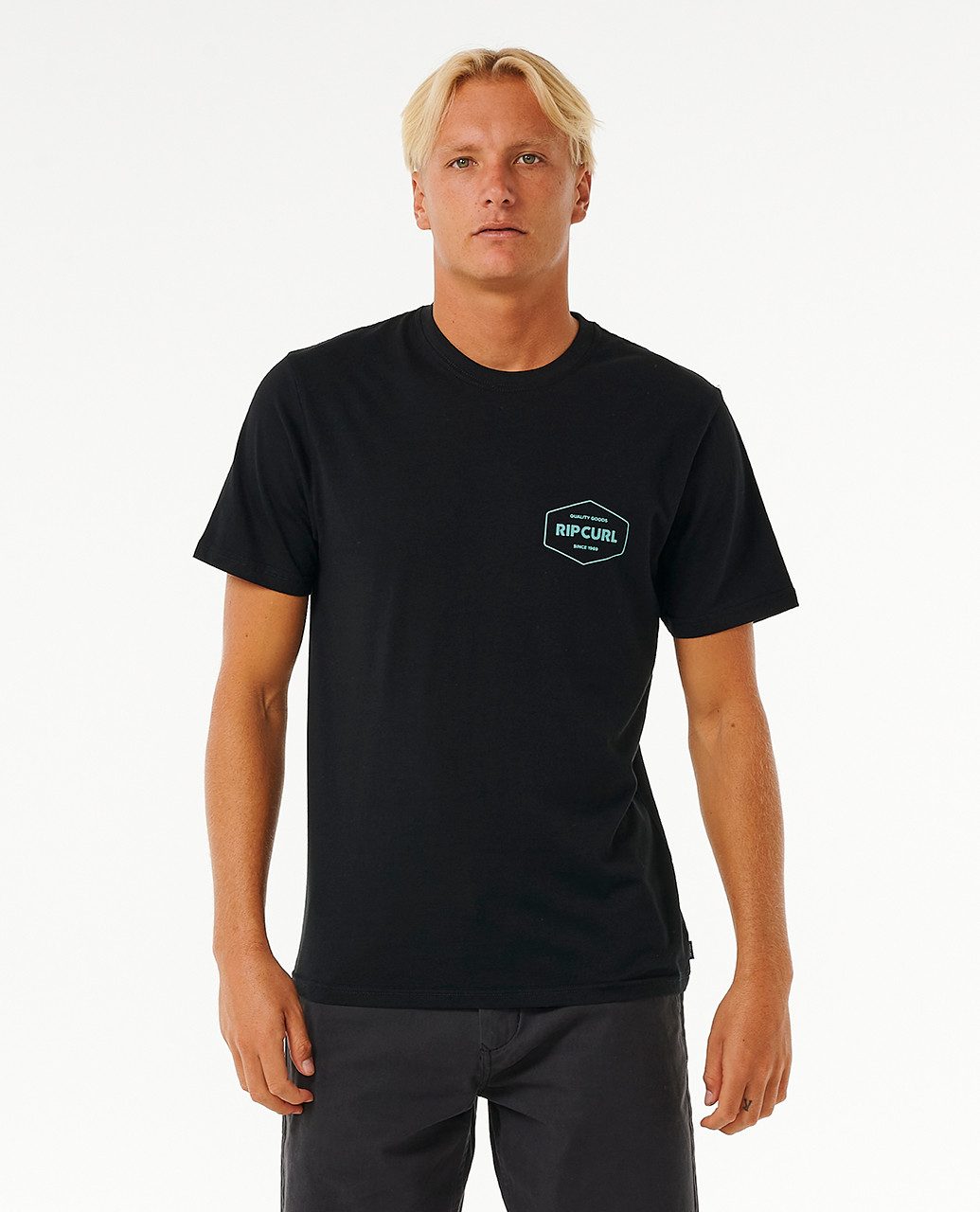 Rip Curl Print-Shirt Stapler Kurzärmliges T-Shirt