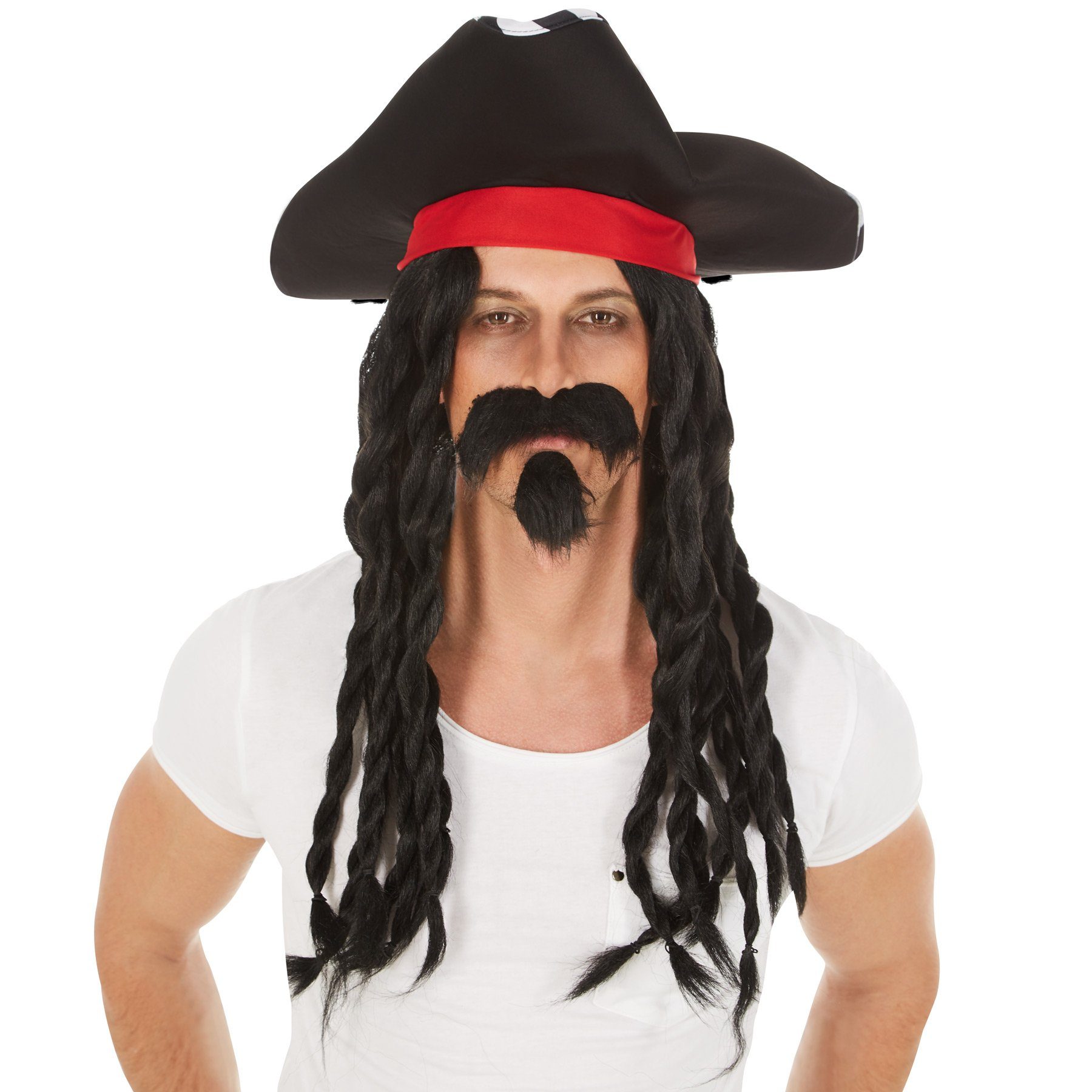 dressforfun Kostüm-Perücke Perücke Kapitän Jack