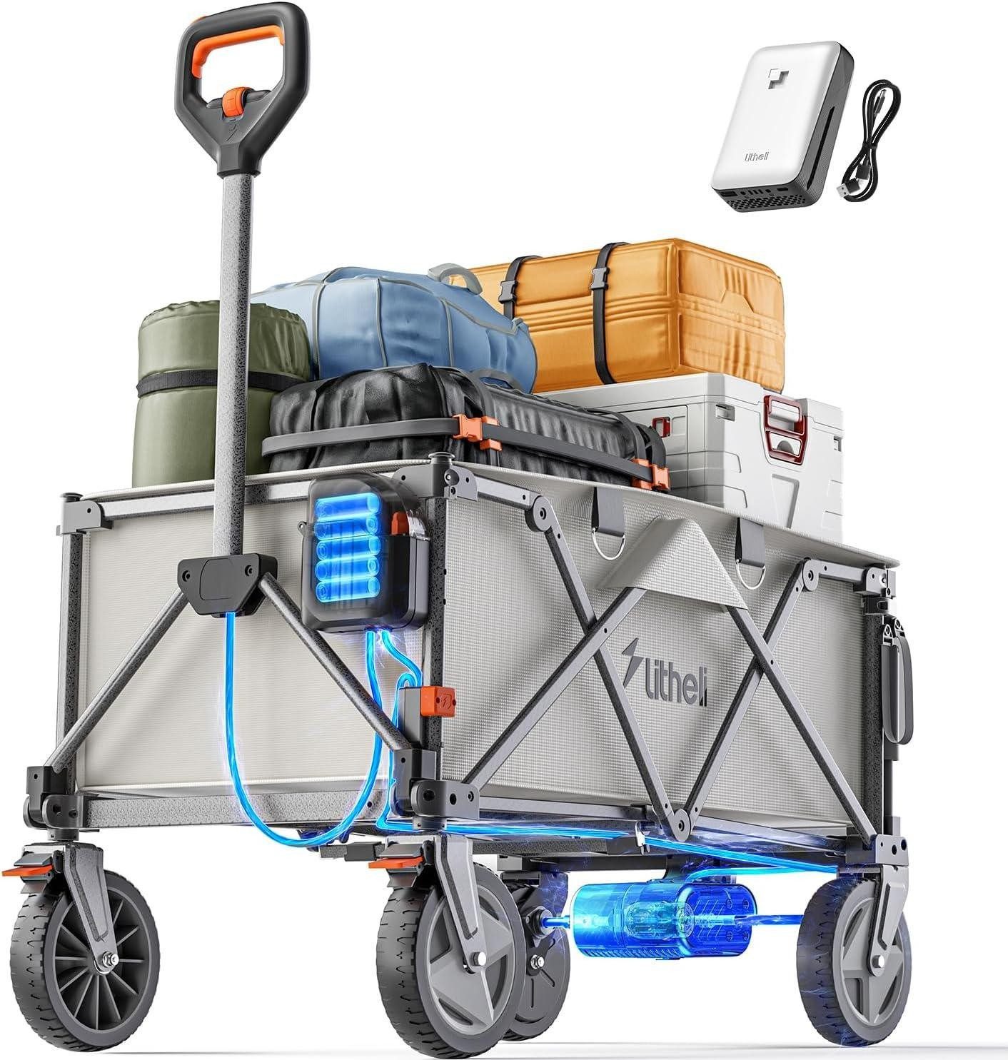 LITHELI Bollerwagen U20 E-Bollerwagen W1 Pro 500W