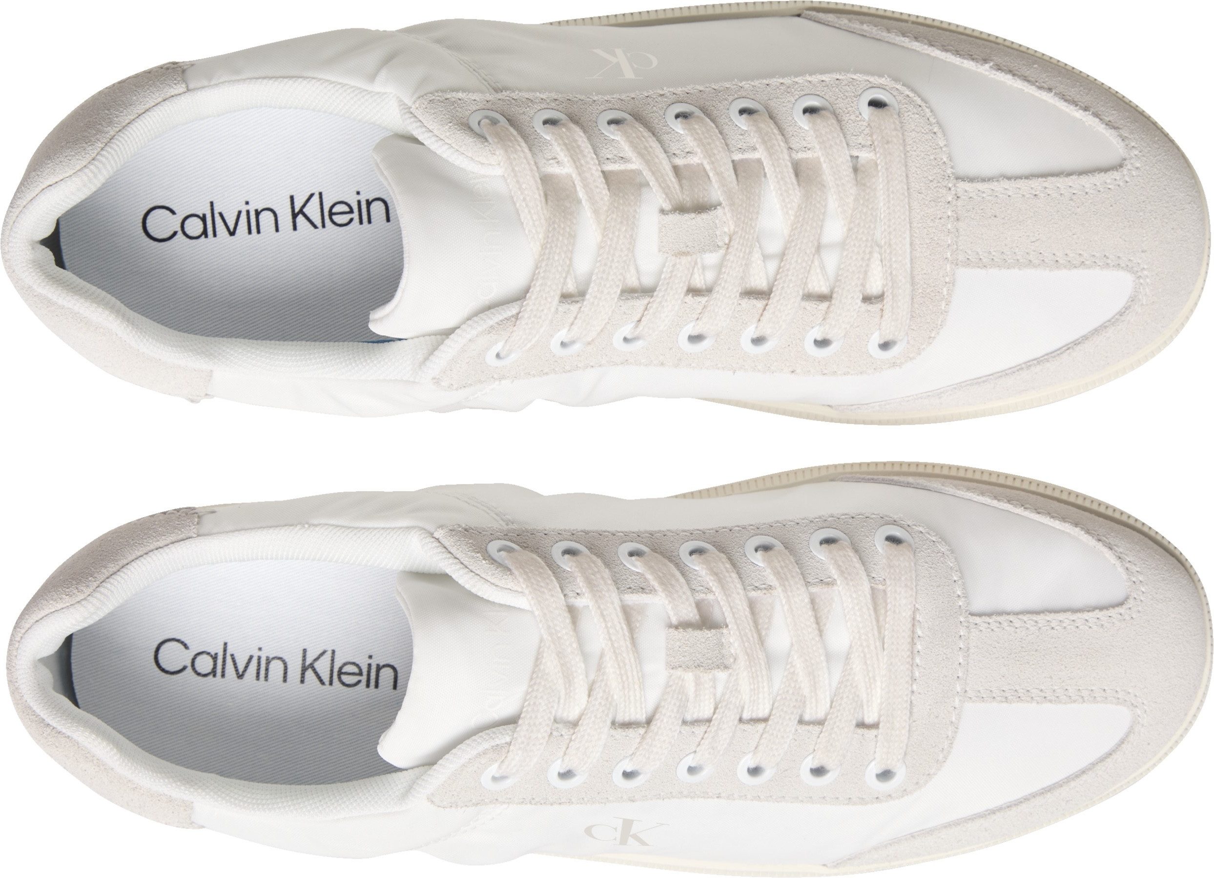 Calvin Klein LOW CUPSOLE LACEUP SU Sneaker Schnürschuh, Halbschuh, Freizeitschuh im Materialmix – Bild 5 von 5