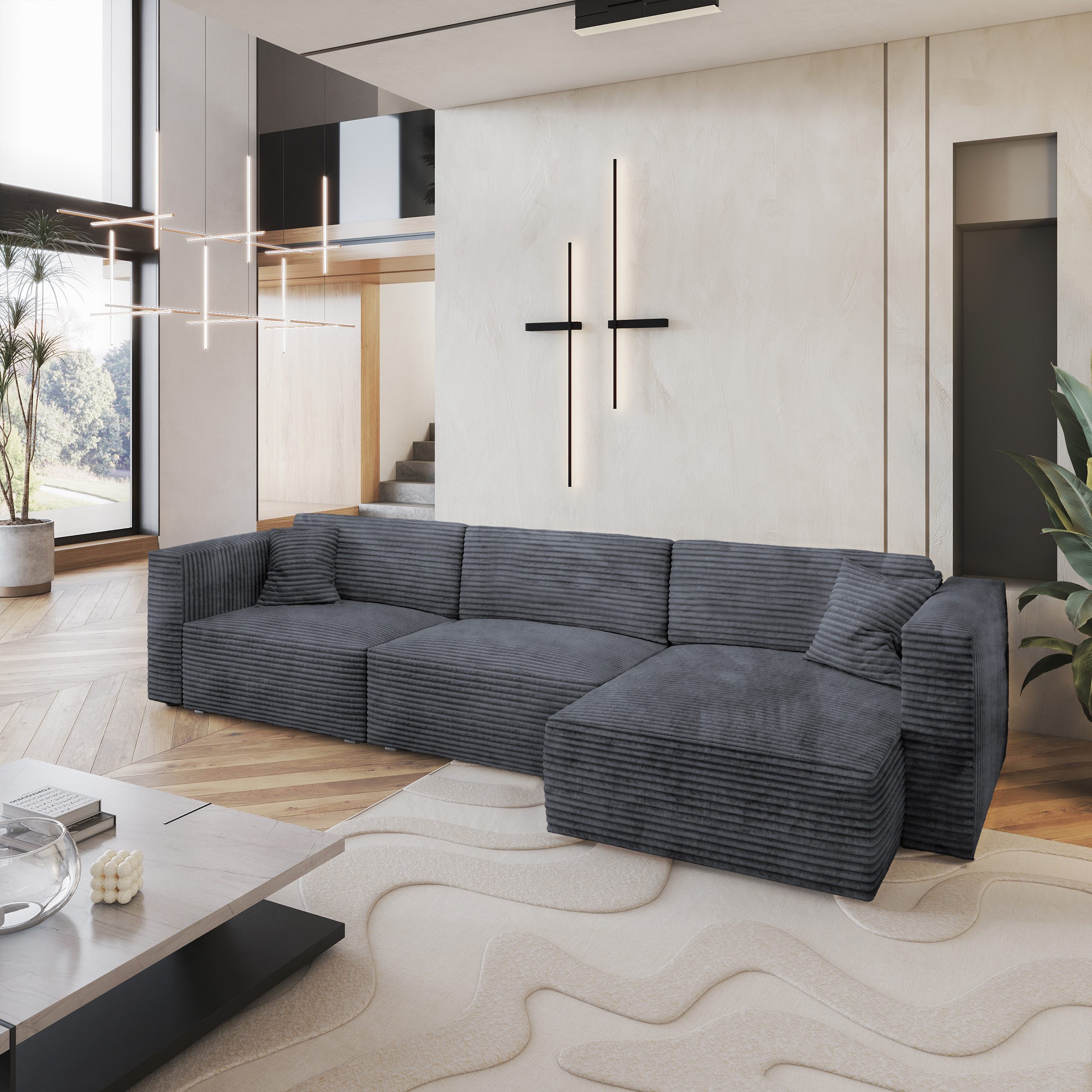 Masseno Ecksofa TOLMO mit Schlaffunktion L-Form, günstig online kaufen