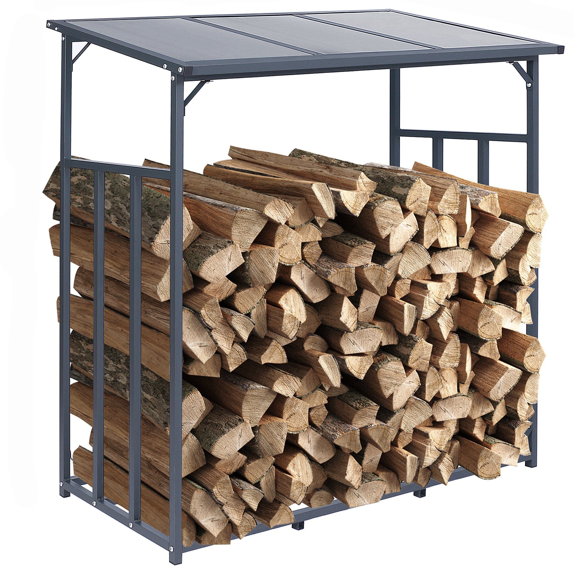 Grasekamp Kaminholzregal Kaminholzunterstand 143x60x130/145cm, BxTxH:70x70x günstig online kaufen