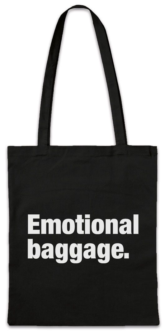 Urban Backwoods Beuteltasche Emotional Baggage Stofftasche Slogan Spruch Motto Fun Spaß Comedy Joke (1-tlg), Statement Classic Kult Opinion