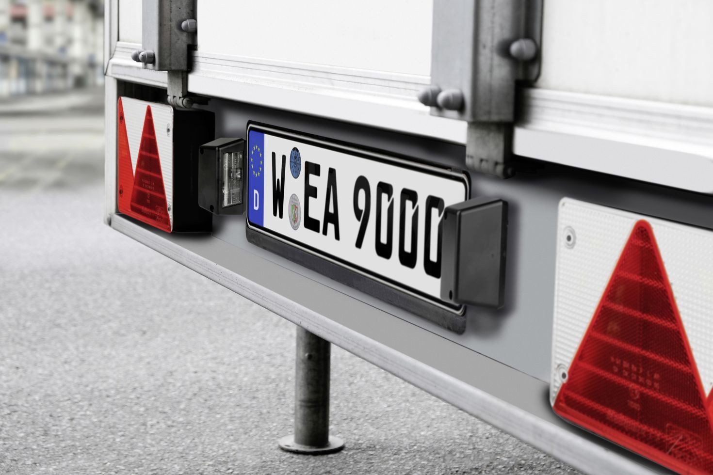 LAS Anhängerkupplung LAS Kennzeichenbeleuchtung 96x53mm für Anhänger