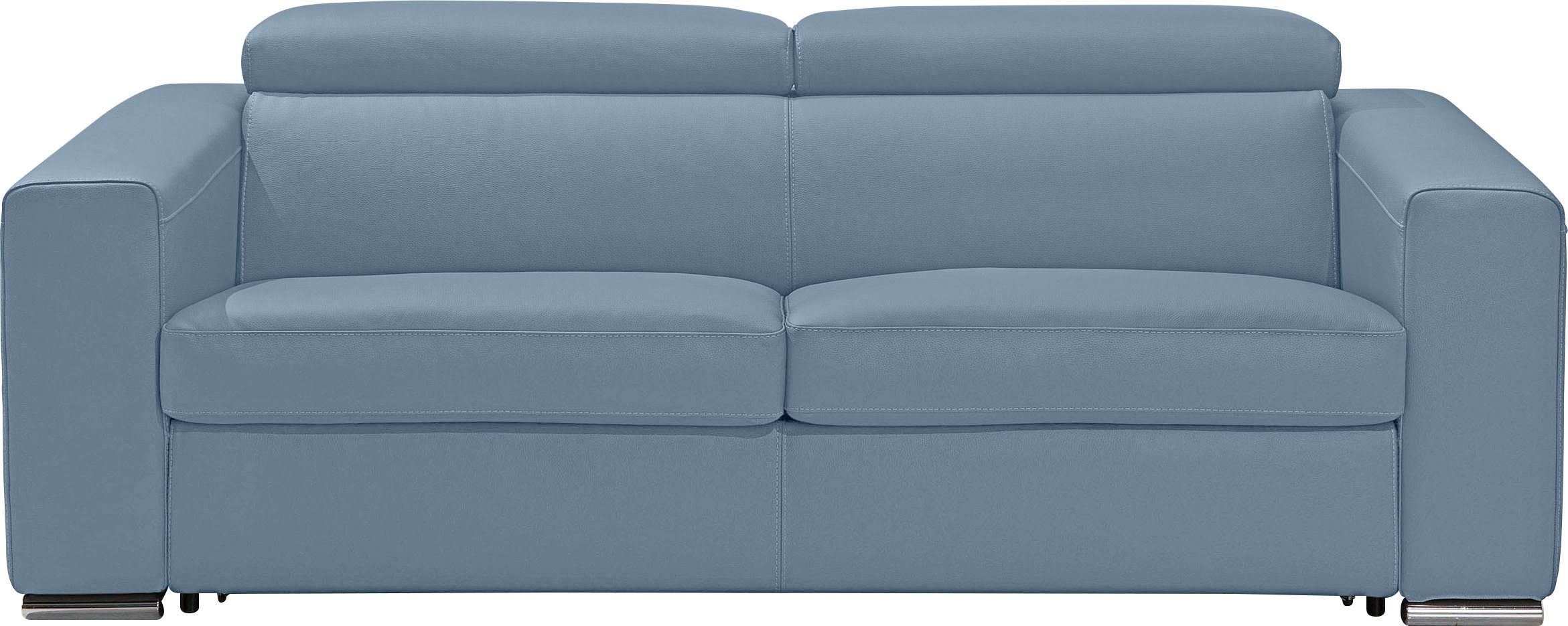 Egoitaliano Schlafsofa Cabiria, Sofa inkl. Schlaffunktion, Kopfteile  verstellbar, mit Metallfüßen | Alle Sofas