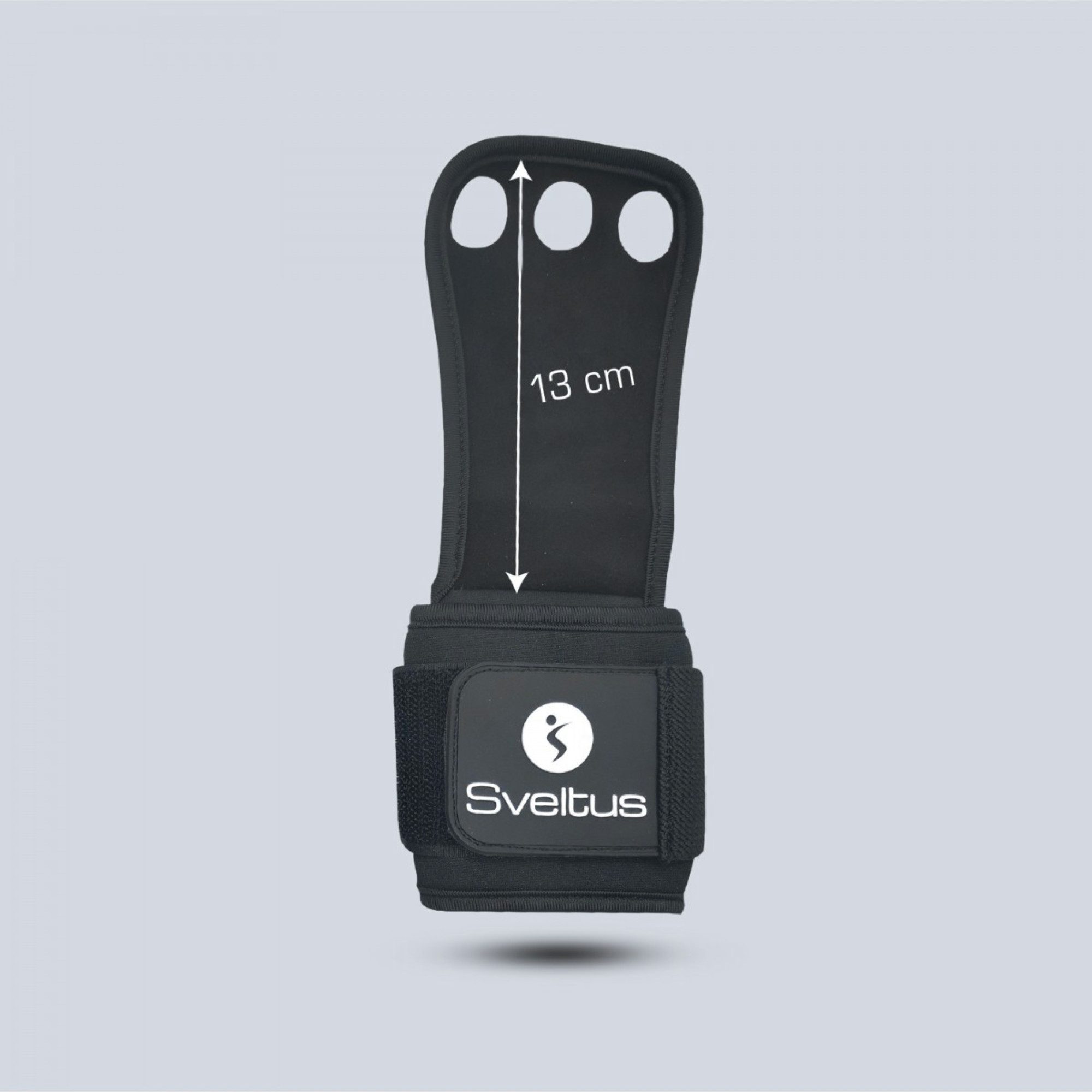 Sveltus Trainingshilfe Cross-Training Hole Hand Grip Premium L/XL x2 - Black