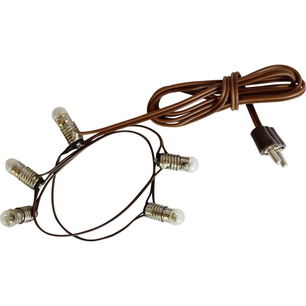 Kahlert Licht Puppenhauszubehör Laterne - Zinnfarben, Rot, Höhe 20 Mm, Mit Ersatzglühlampe