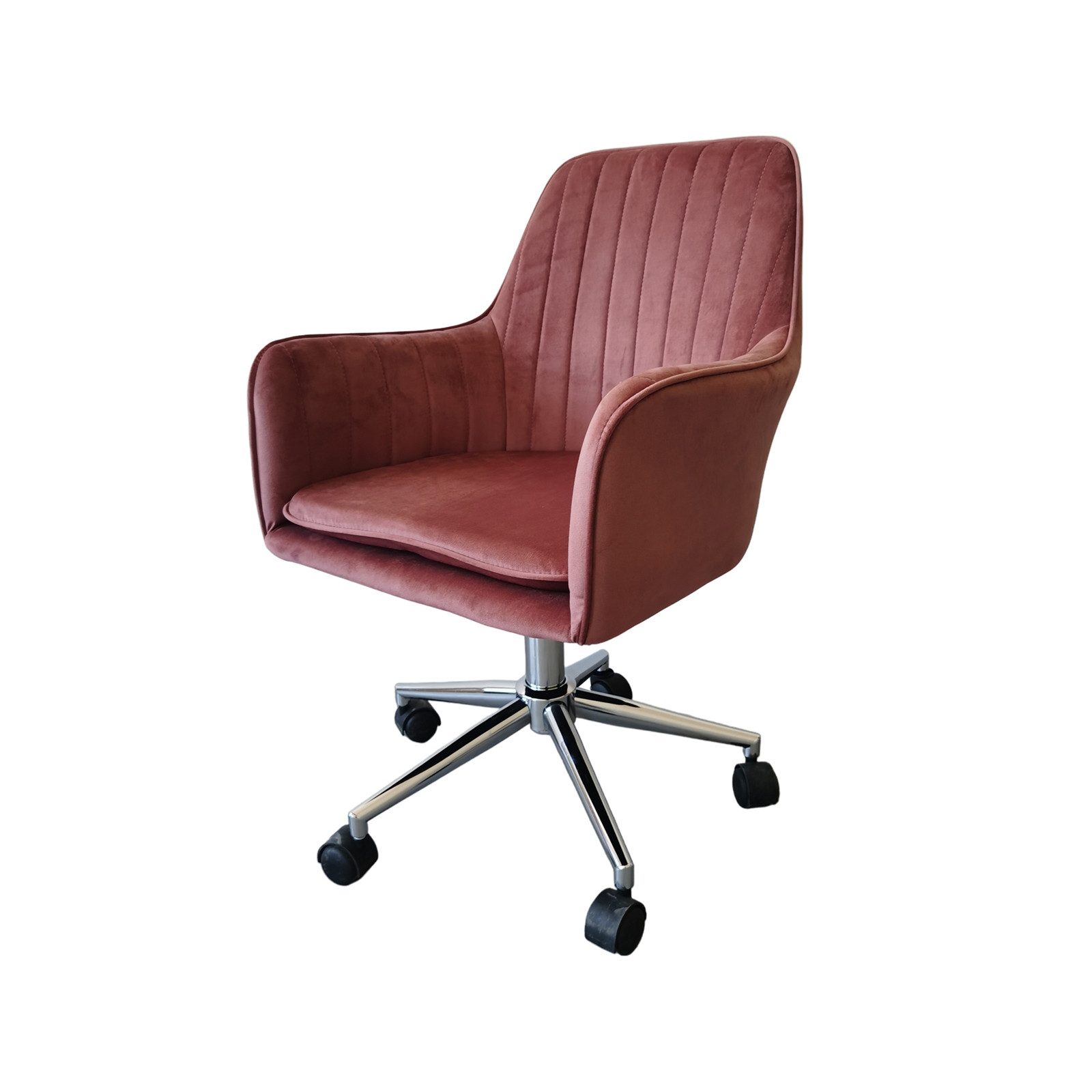 HTI-Living Drehstuhl Drehstuhl Ashley Mauve (Stück, 1 St), Bürostuhl Schreibtischstuhl 360° drehbar, Stufenlos höhenverstellbar