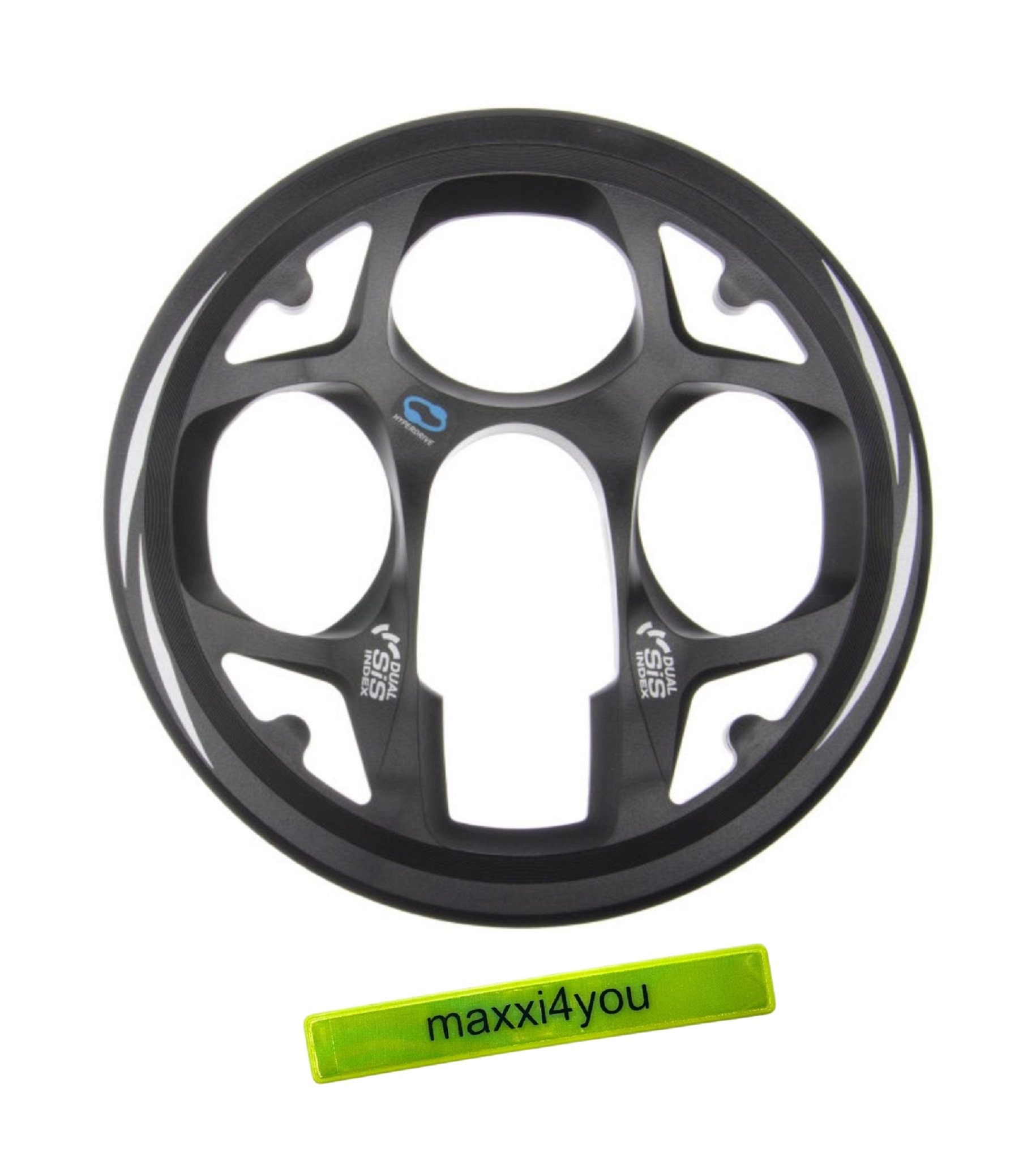 maxxi4you Kettenschutz Shimano Kettenschutzring für FC-M311 Kunststoff inkl. Reflexband