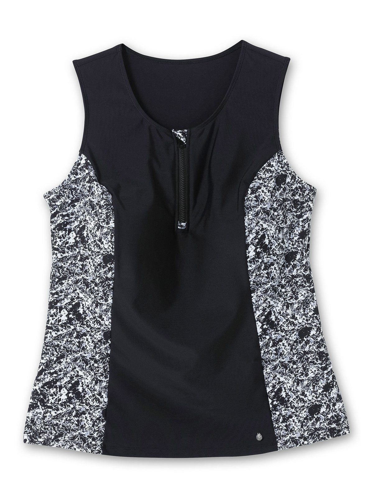 Sheego Tankini-Top Große Größen, mit Soft Cups und Front-Zipper