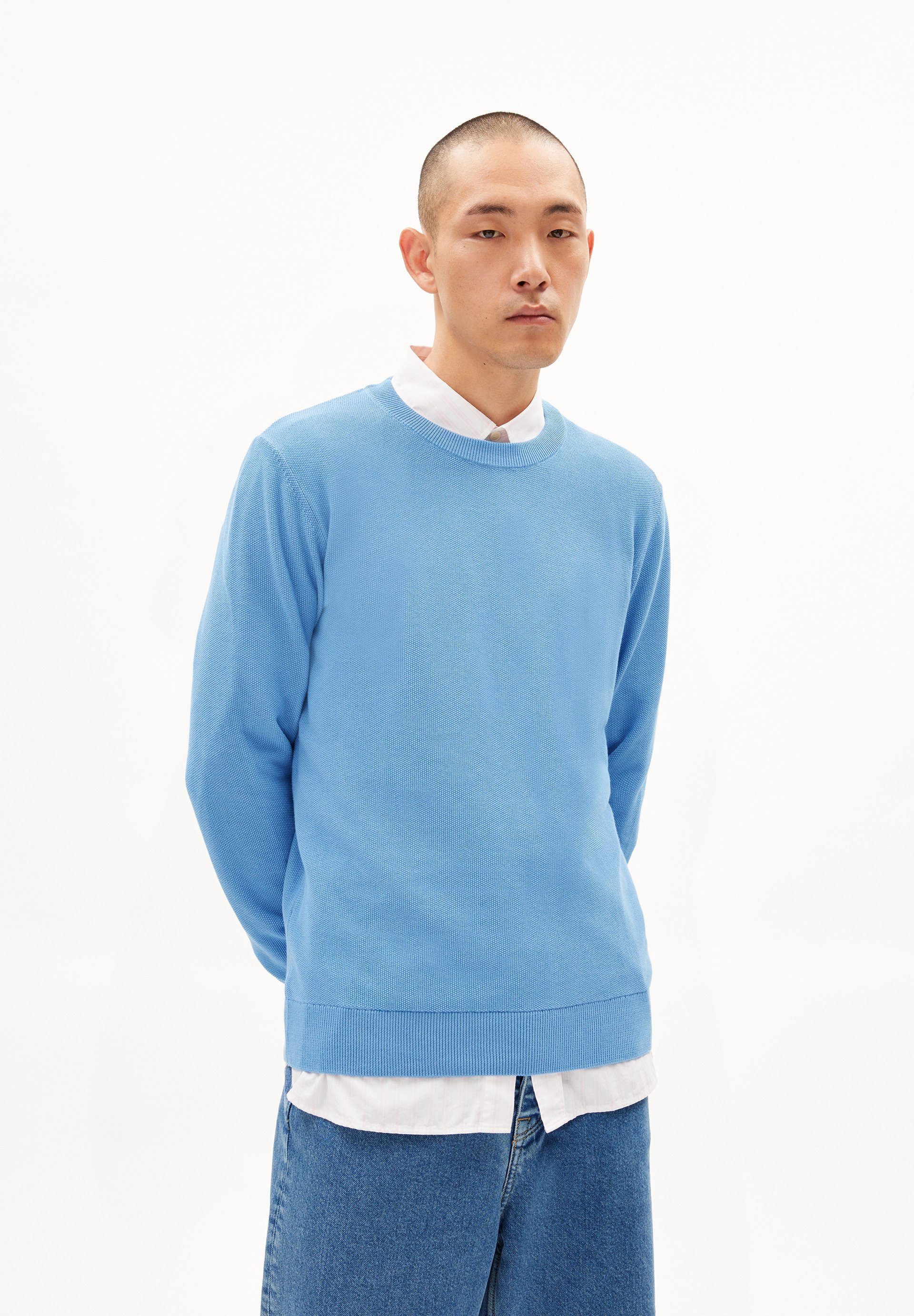 Strickpullover Pullover Regular Fit aus Bio-Baumwolle