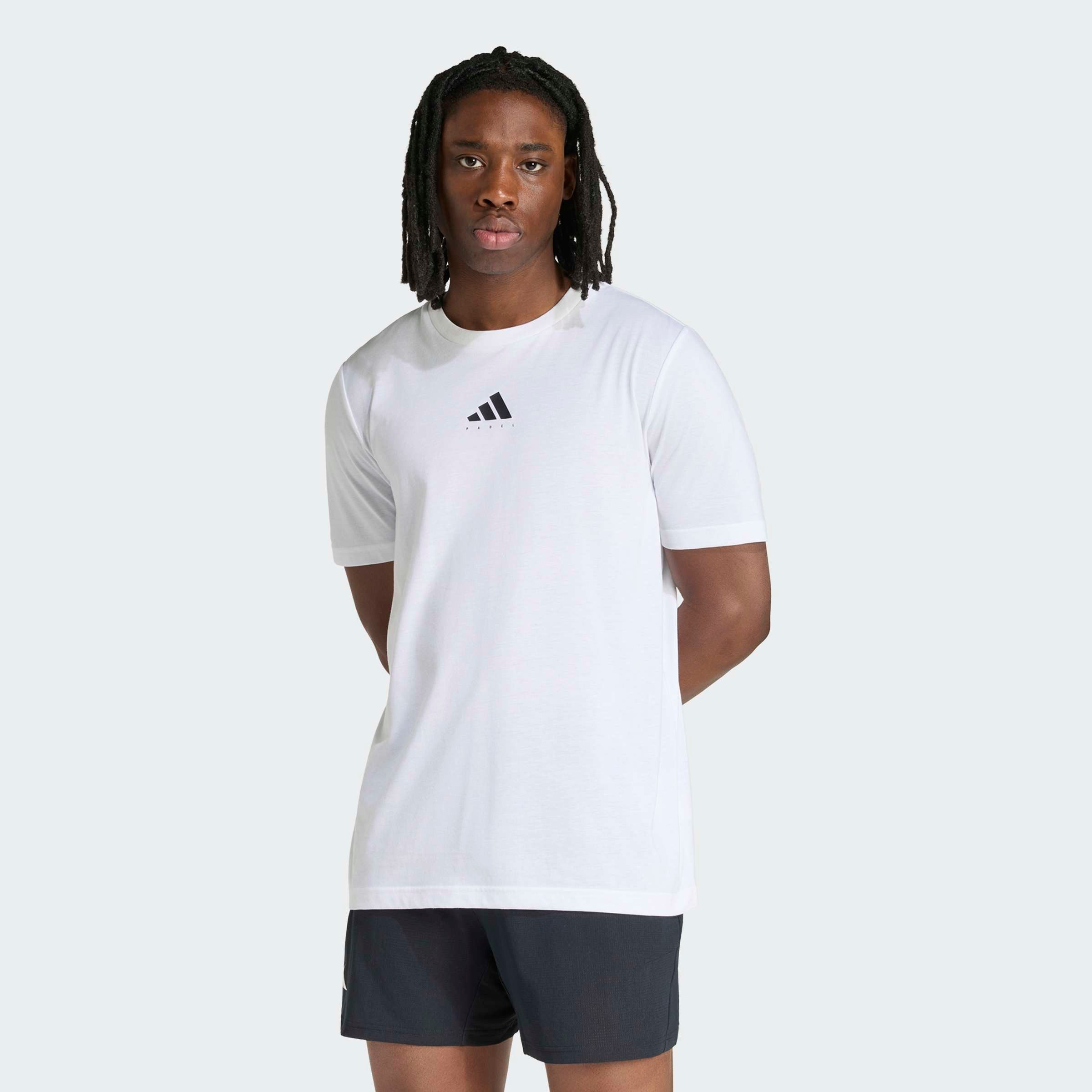 adidas Performance T-Shirt M PADEL CAT G T mit Rundhalsausschnitt, ohne Verschluss, aus Polyester