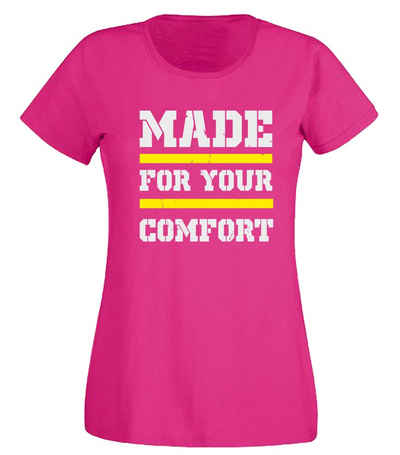 G-graphics T-Shirt Damen T-Shirt - Made for your Comfort Slim-fit, mit trendigem Frontprint, Aufdruck auf der Vorderseite, Spruch/Sprüche/Print/Motiv, für jung & alt