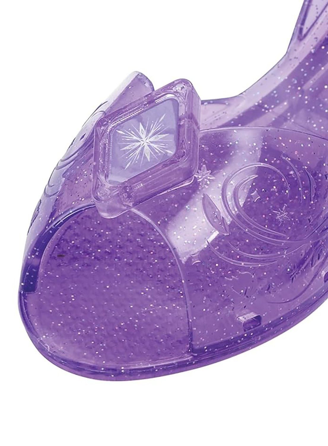 Metamorph Kostüm Die Eiskönigin 2 – Elsa Schuhe für Kinder, Durchscheinende Glitzer-Pumps für die Märchenprinzessin