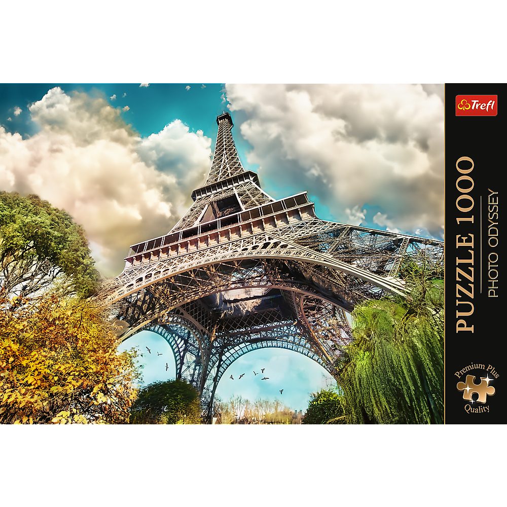 Trefl Puzzle Trefl, Eiffelturm Paris, 1000 Teile Premium Plus Puzzle, 1000 Puzzleteile