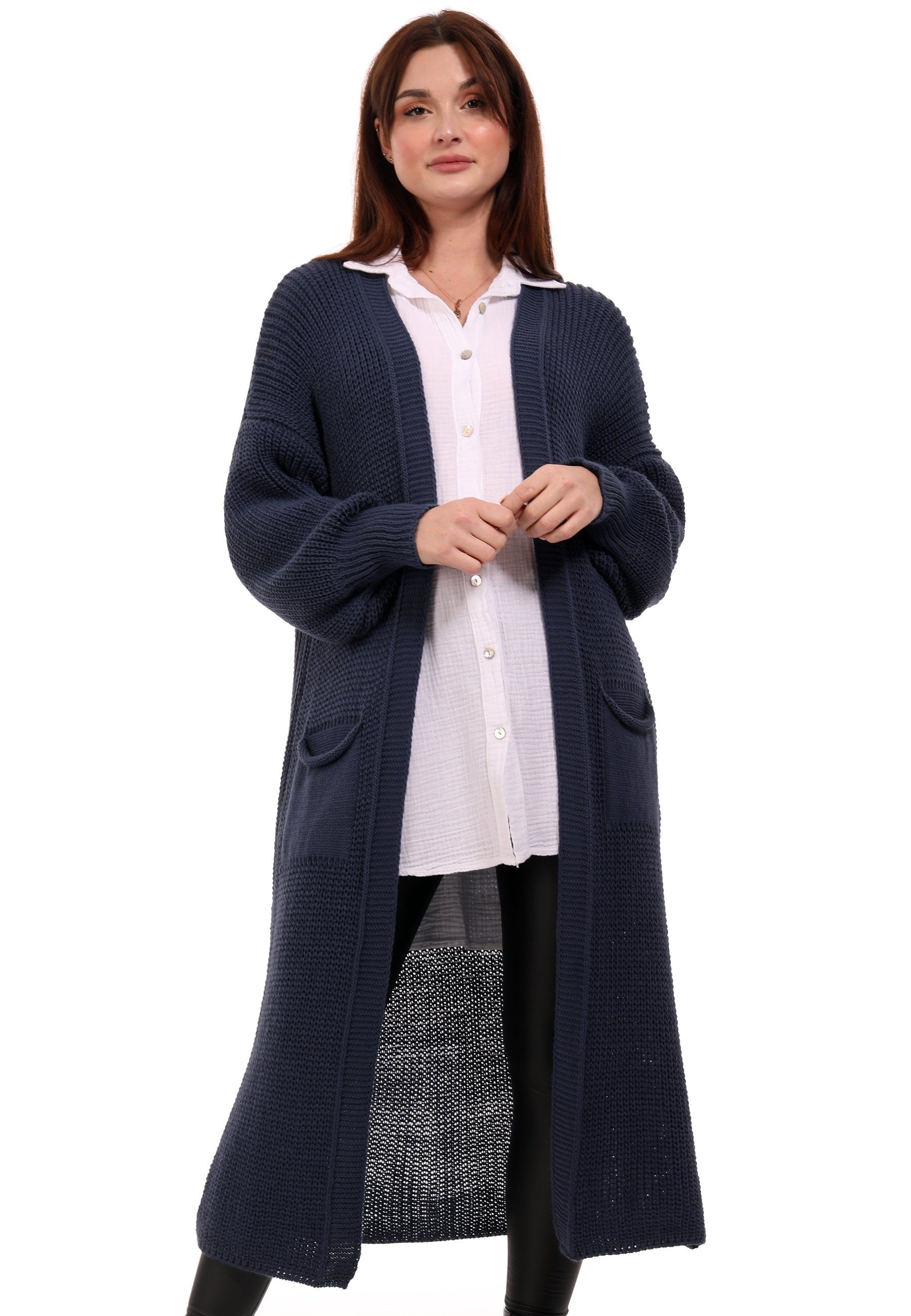 YC Fashion & Style Strickmantel »Cardigan Strickjacke Casual verschlusslos  Jacke One Size« (1-tlg) Oversize Strickmantel mit Taschen online kaufen |  OTTO