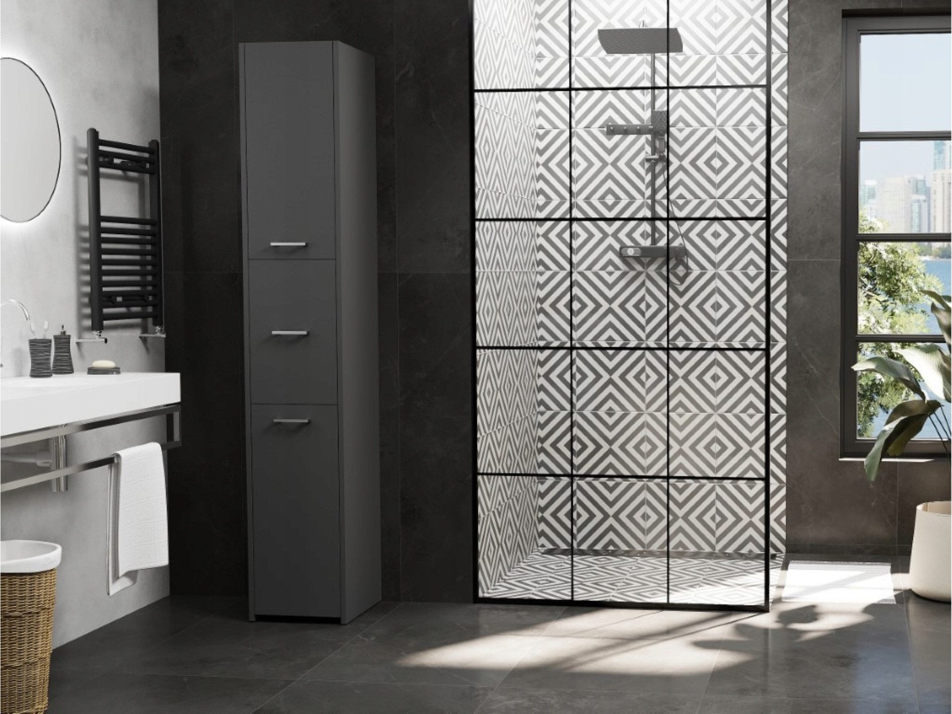 Home Collective Badmöbel-Set Badschrank, Badregal mit günstig online kaufen