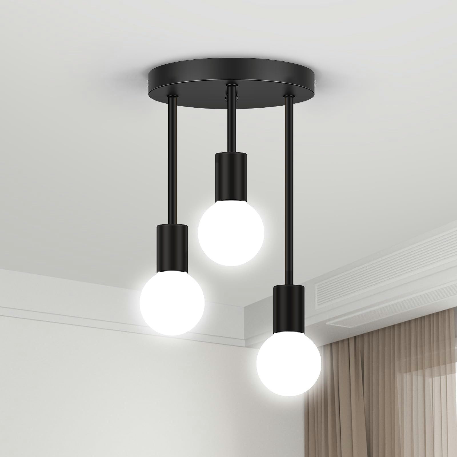 LMaxhome LED Deckenleuchte Vintage Hängend Deckenstrahler günstig online kaufen