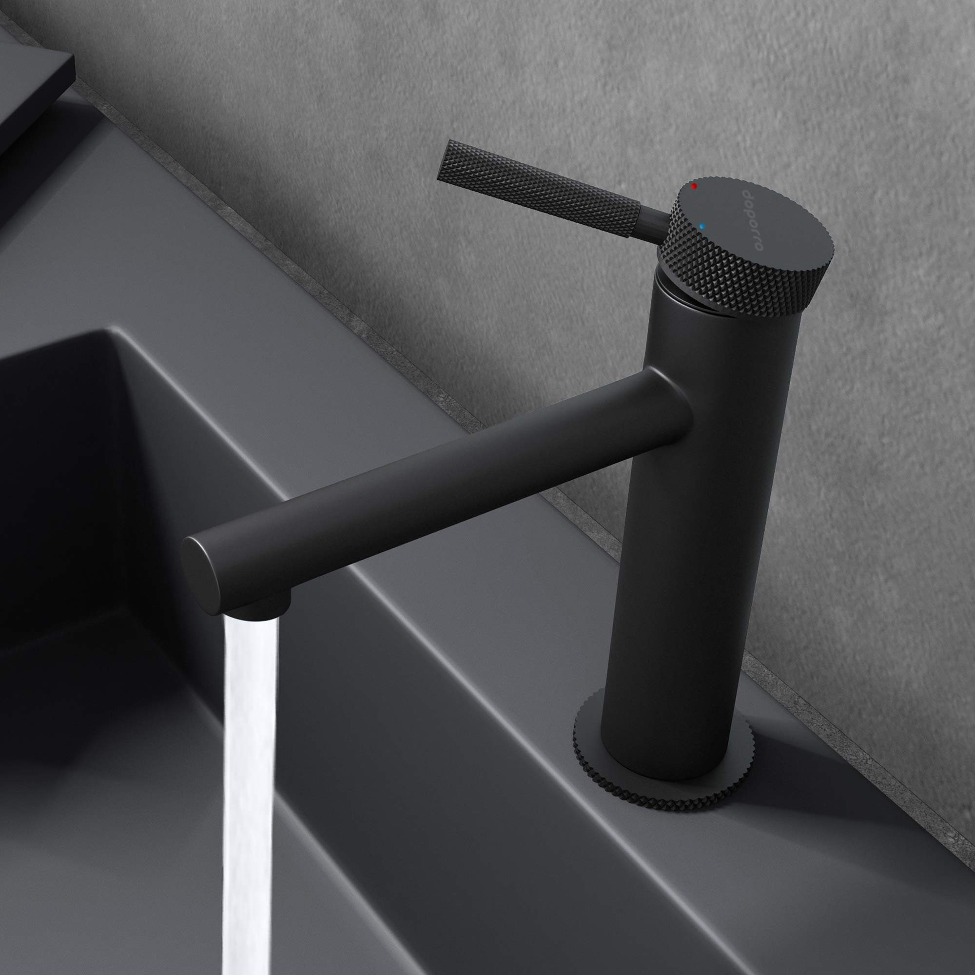 doporro Waschtischarmatur Design Waschbeckenarmatur Einhebelmischer WAO-760 günstig online kaufen