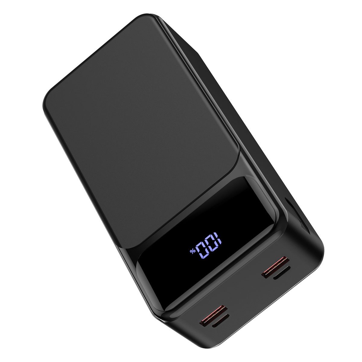 Pdgrid 22,5W Schnellladung LED Anzeige Externer Akku Powerbank USB-C mit 4 Ausgängen & 2 Eingängen 23A 50000 mAh, LED-Display für iPhone, Samsung, iPad etc.